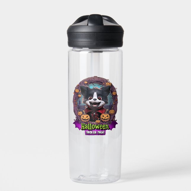 Botella De Agua Disfraz de Halloween para cachorro (Delante)