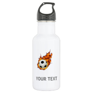 Botella De Agua Disparan una bola de fútbol personalizada