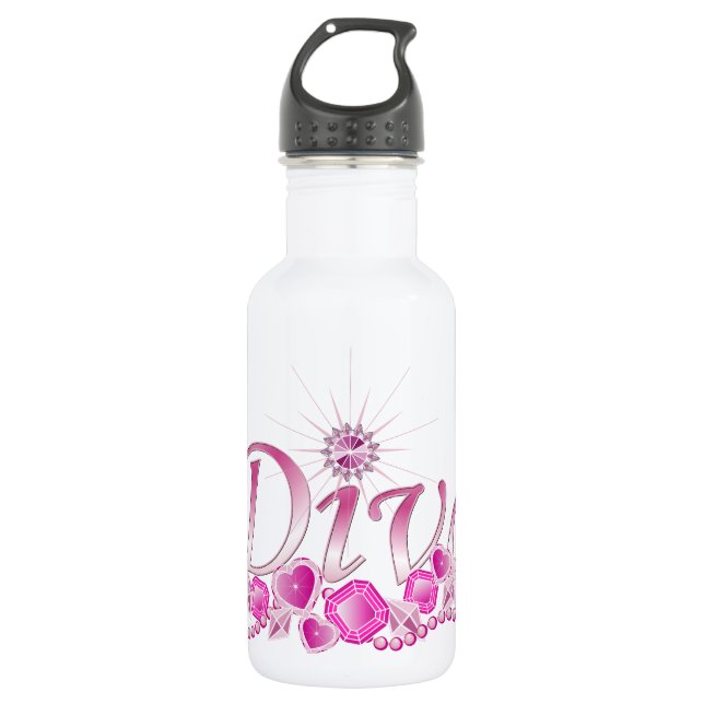 Botella De Agua Diva Bling (Anverso)