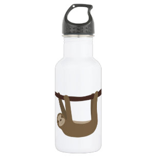 Botella de agua divertida con pereza personalizado
