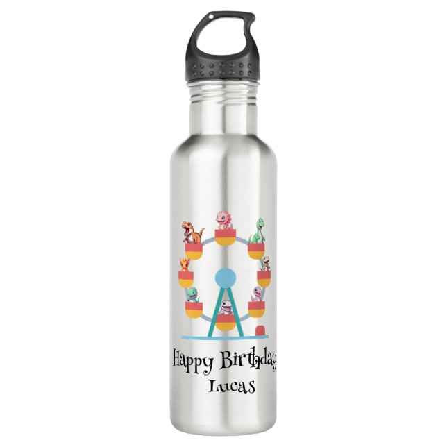 Botella De Agua Divertida fiesta de cumpleaños DIY Nam (Anverso)
