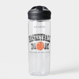 Botella De Agua Divertida madre de baloncesto