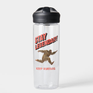 Botella De Agua Divertida Motivación para Correr de Bigfoot