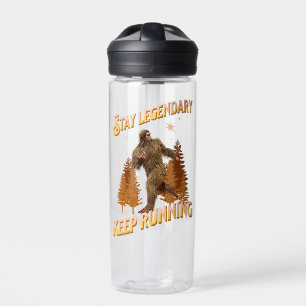 Botella De Agua Divertida Motivación para Correr de Bigfoot