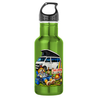 Botella de agua divertida para camioneta camper du