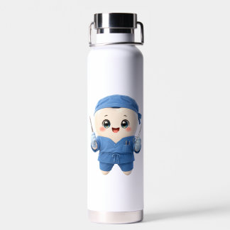 Botella de agua divertida para cirujano dental Cut