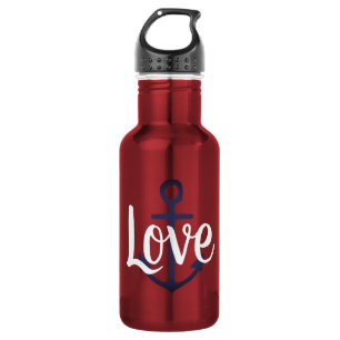 Botella De Agua divertido ANCHOR náutico AMOR  