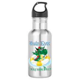 Botella De Agua Divertido lo que te flote tu dragón