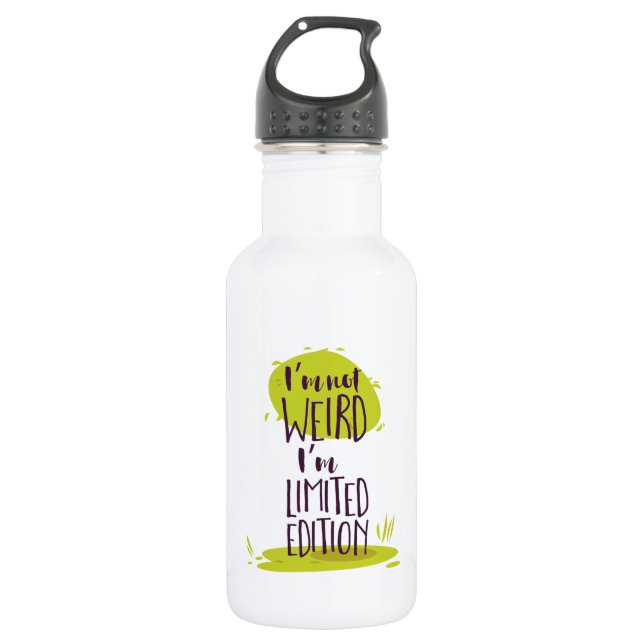 Botella De Agua Divertido No soy raro, soy edición limitada (Anverso)