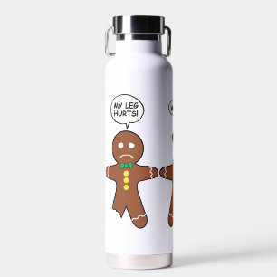 Botella De Agua Divertido pan de jengibre Todo está bien