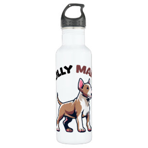 Botella De Agua Divertido perro de Bull Terrier