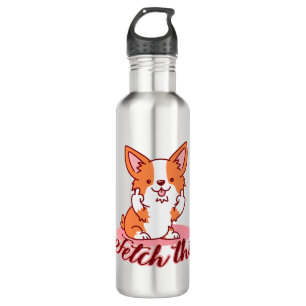 Botella De Agua Divertido perro de Corgi medio capta esto