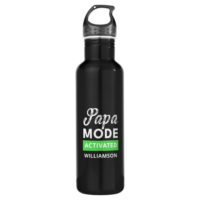 Botella De Agua Divertido regalo de los Padres para que el nuevo p (Anverso)