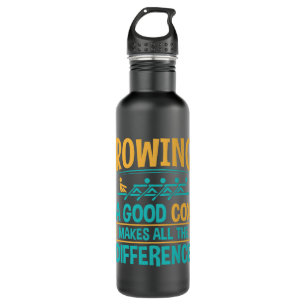 Botella De Agua Divertido Rowing a Good Cox hace toda la diferenci