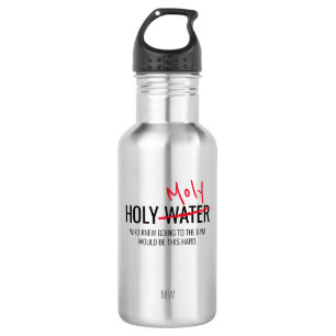 Botella De Agua Divertido Santo Moly Entrenamiento Deportes