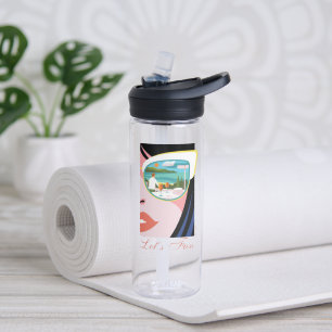 Botella De Agua Divertiémonos - El Lotus blanco