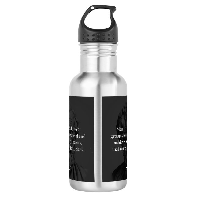 Botella De Agua División de Séneca: Las Puertas y los Críticos (Anverso)