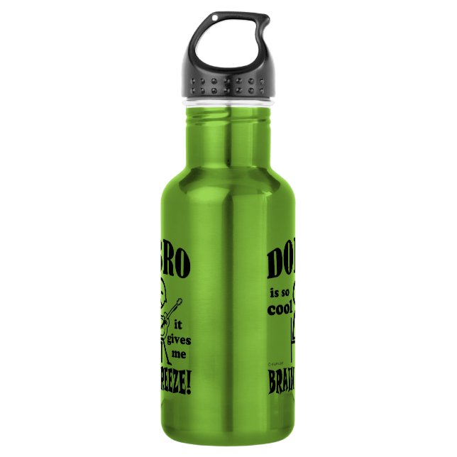 Botella De Agua Dobro, congelación cerebral (Anverso)
