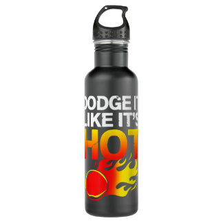 Botella De Agua Dodge It Like A Su Equipo Caliente Dodgeball