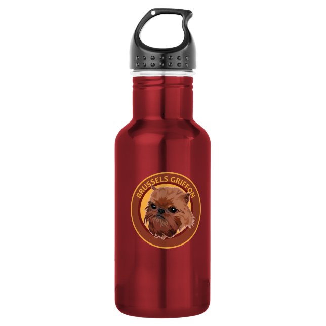 Botella De Agua Dog Brussels Griffon (Anverso)