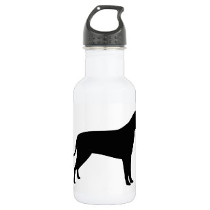Botella De Agua Dog Silhouette