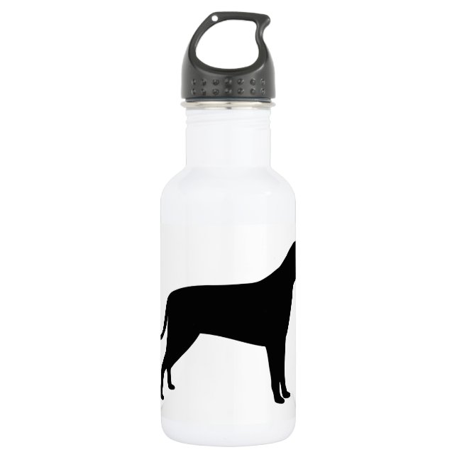 Botella De Agua Dog Silhouette (Anverso)