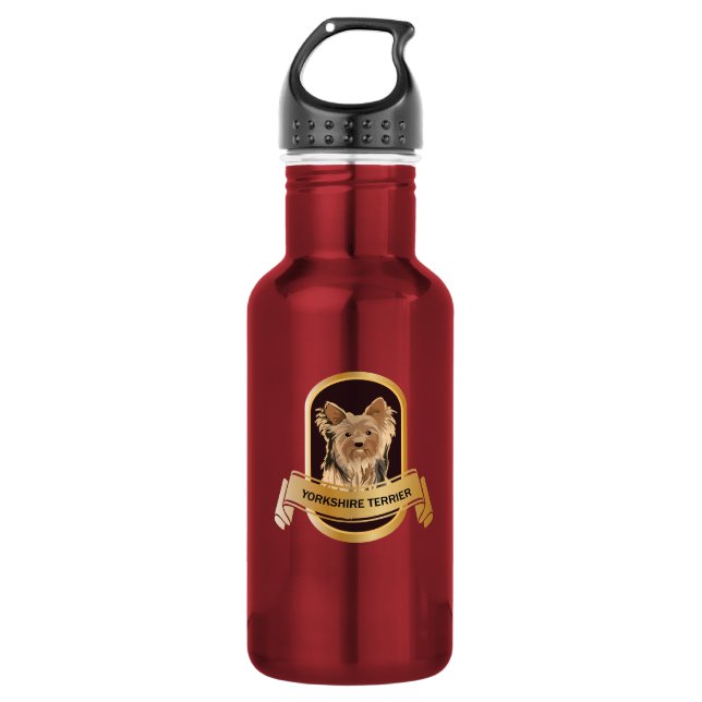 Botella De Agua Dog YORKSHIRE TERRIER (Anverso)