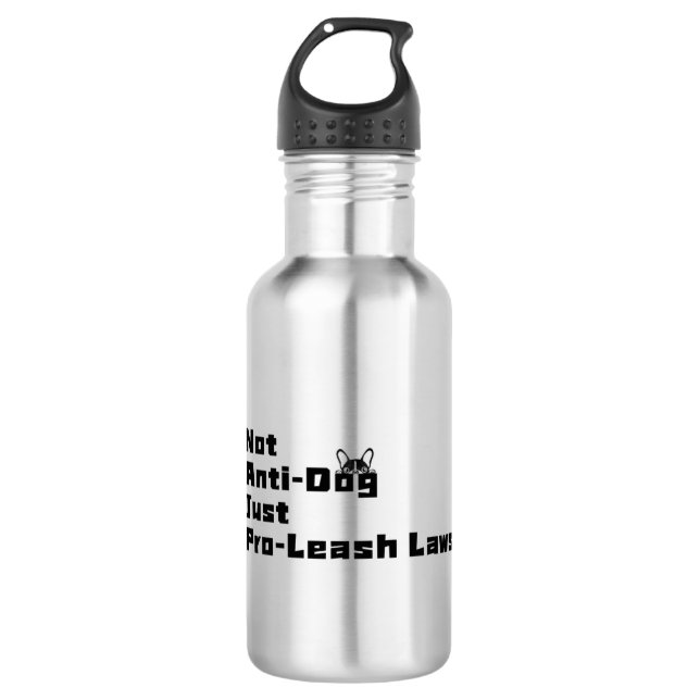 Botella De Agua DogGoneIt - Leyes pro-Leash-180z (Anverso)