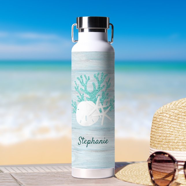 Botella De Agua Dólar de arena Starfish Beach personalizado (Subido por el creador)