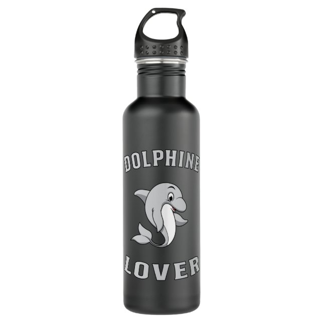 Botella De Agua Dolphins Dolphin Ocean Sea Animal Water Funny Gift (Anverso)