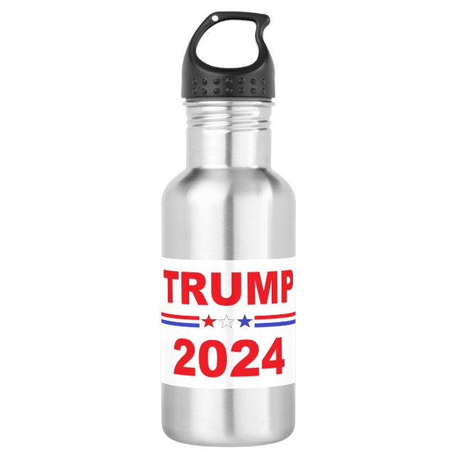 Botella De Agua Donald Trump, presidente 2024 (Anverso)