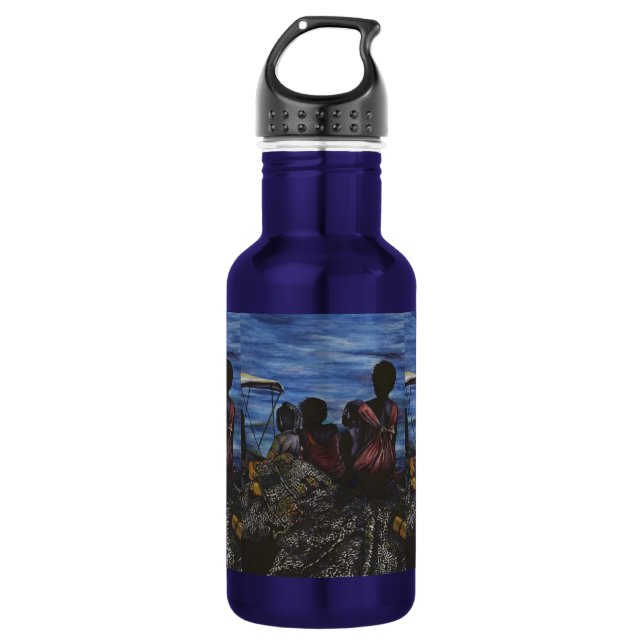 Botella De Agua ¿Dónde está papá? Isla Harbour (Anverso)