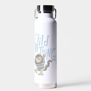 Botella De Agua Donde las cosas salvajes - Azul
