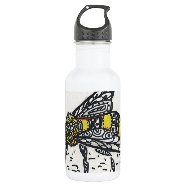 Botella De Agua Doodle Bee (Anverso)
