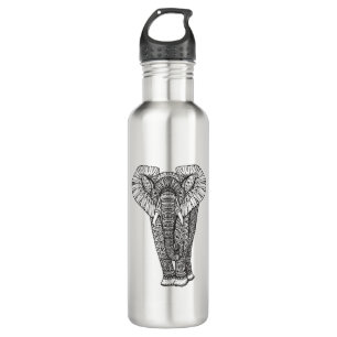 Botella De Agua Doodle modelado fantasía del elefante