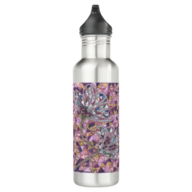 Botella De Agua Dos flores (Derecha)