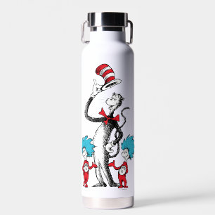 Botella De Agua Dr. Seuss   Gato en el Gorra, cosa uno y cosa dos