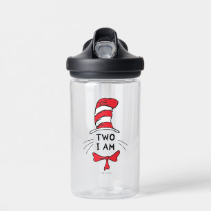 Botella De Agua Dr. Seuss   Gato en el Gorra - Dos Cumpleaños