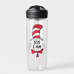 Botella De Agua Dr. Seuss   Gato en el Gorra - Sis I am
