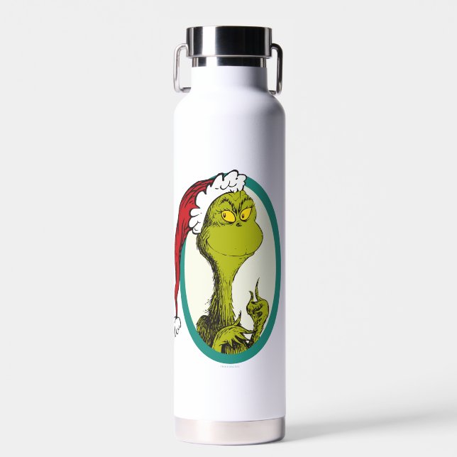 Botella De Agua Dr. Seuss | Grinch (Delantero)