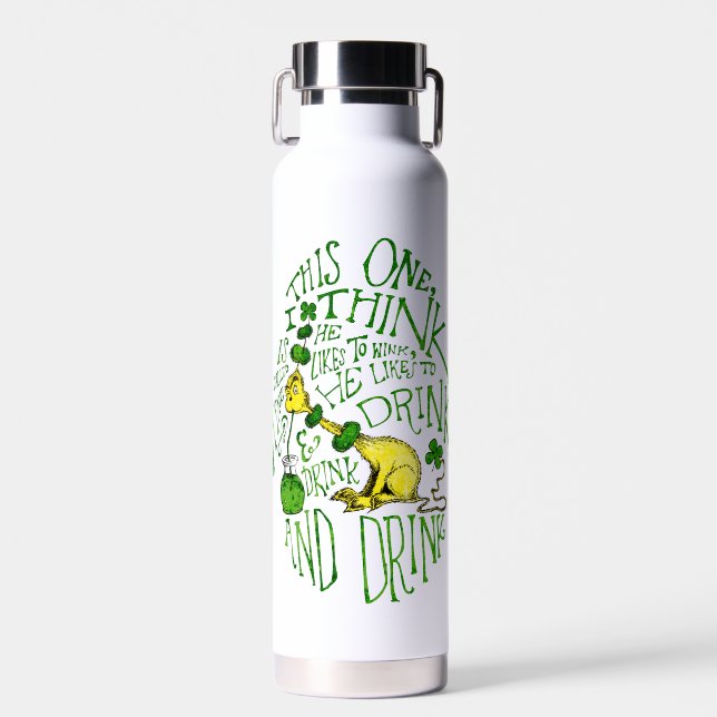 Botella De Agua Dr. Seuss | Yink - Día de San Patricio (Delantero)