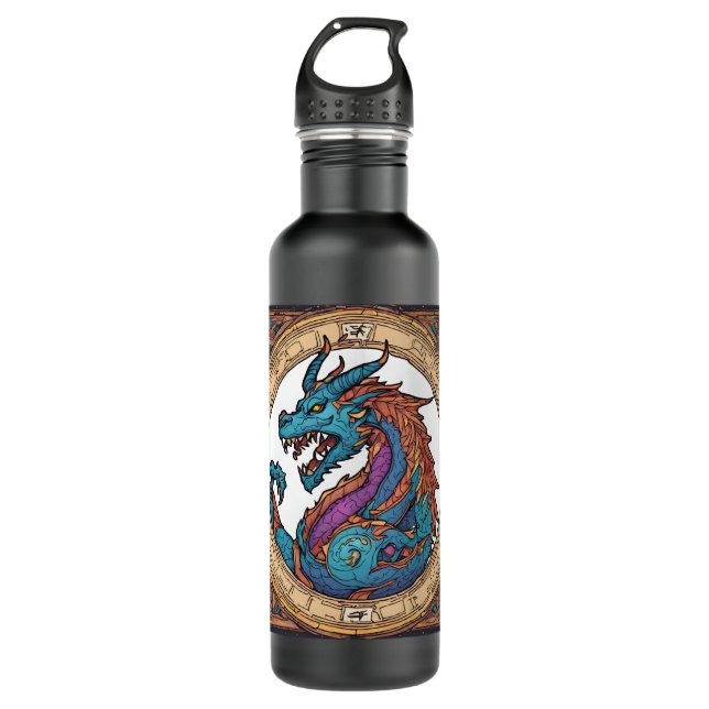 Botella de agua Dragon (Anverso)