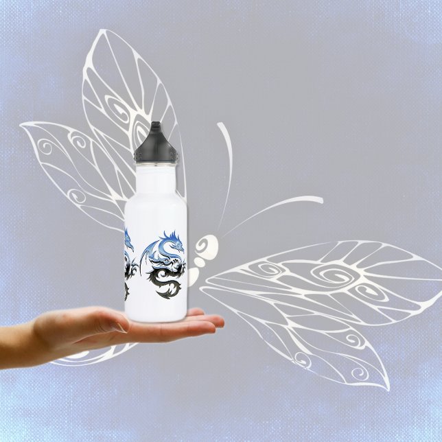 Botella De Agua Dragón azul (Subido por el creador)
