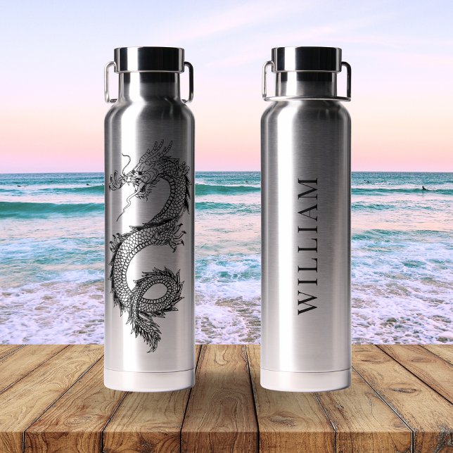 Botella De Agua Dragón chino personalizado (Subido por el creador)
