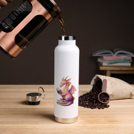 Botella de agua Dragon & Tree (personalizada)