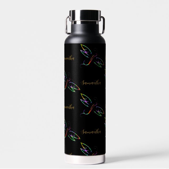 Botella De Agua Dramaturgos coloridos personalizados (Delantero)