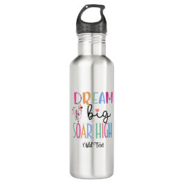 Botella De Agua Dream Big Soar High Boho Motivational Dreamcatcher