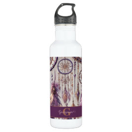 Botella De Agua Dreamcatchers Purple & Gold