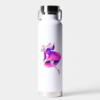 Botella De Agua Dreamy Fantasy Princess Illustration Water Bottle