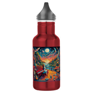 Botella De Agua Dreamy Riverfront Harmony